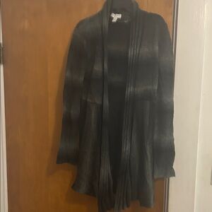 Charter Club Gray Open Cardigan